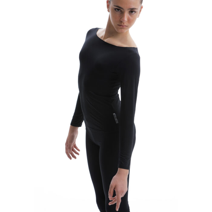 Pastorelli Microfiber Long Sleeve Boat Neck Shirt - Image 2