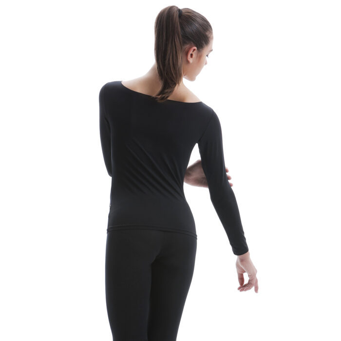 Pastorelli Microfiber Long Sleeve Boat Neck Shirt - Image 3