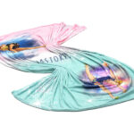 Поларено одеяло - "Кралица на леда с бухалки и топка."