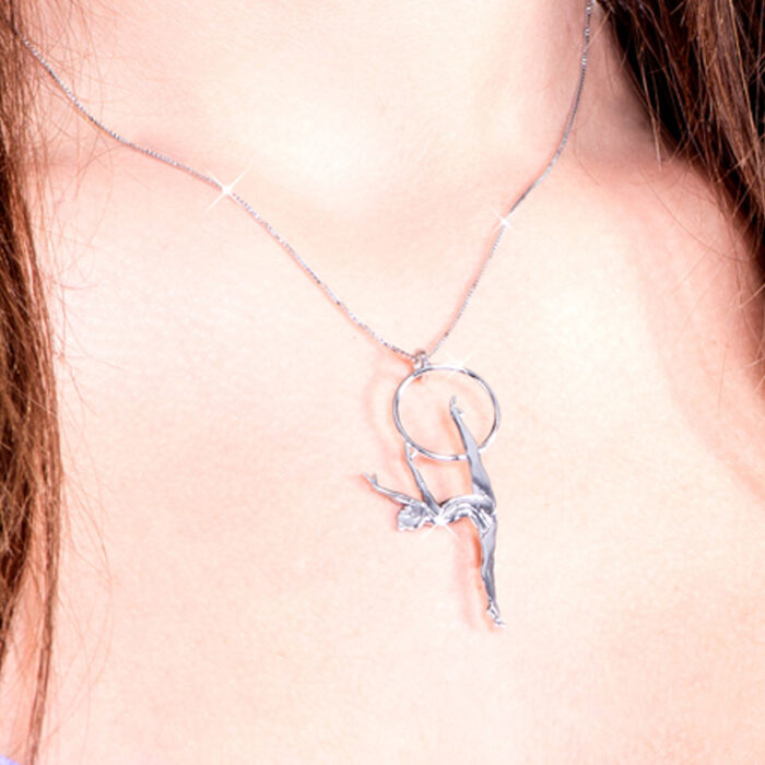 Necklace with pendant in silver by Pastorelli - Image 12