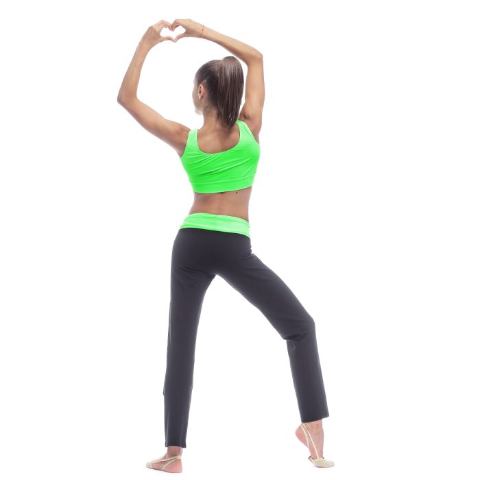 Jazz Pants with Fluo Green waistband by Pastorelli - Image 2