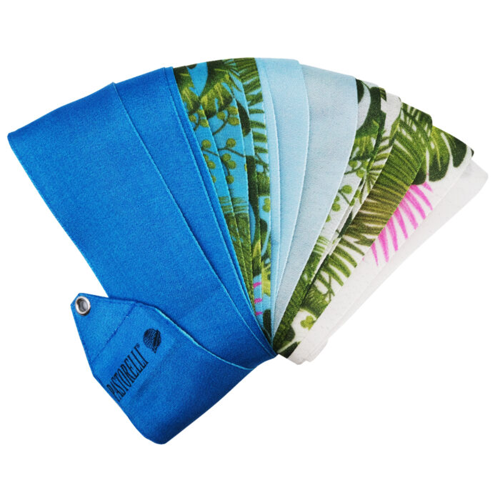 Pastorelli Antigua Archè leaves Лента Синьо/Небесно Синьо/Бяло FIG - Image 2