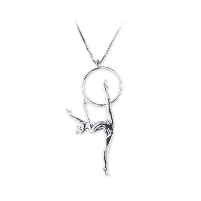 Necklace with pendant in silver by Pastorelli - Image 2