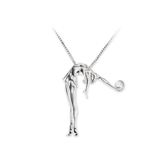 Necklace with pendant in silver by Pastorelli - Image 7