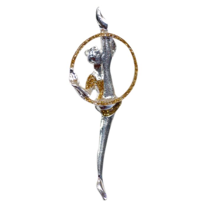 Metal N.2 Брошка Обръч Pastorelli - Image 8