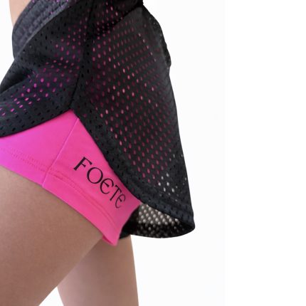 FOETE Double Mesh Shorts - Fluo Pink